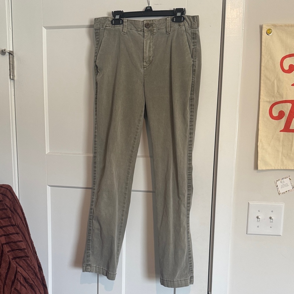 GAP Gray Girlfriend Chino Pants